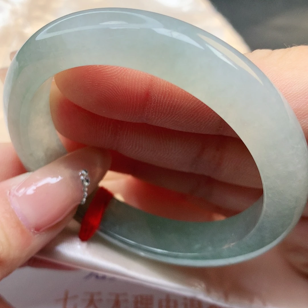 未镶嵌手镯翡翠纯天然翡翠冰绿167号