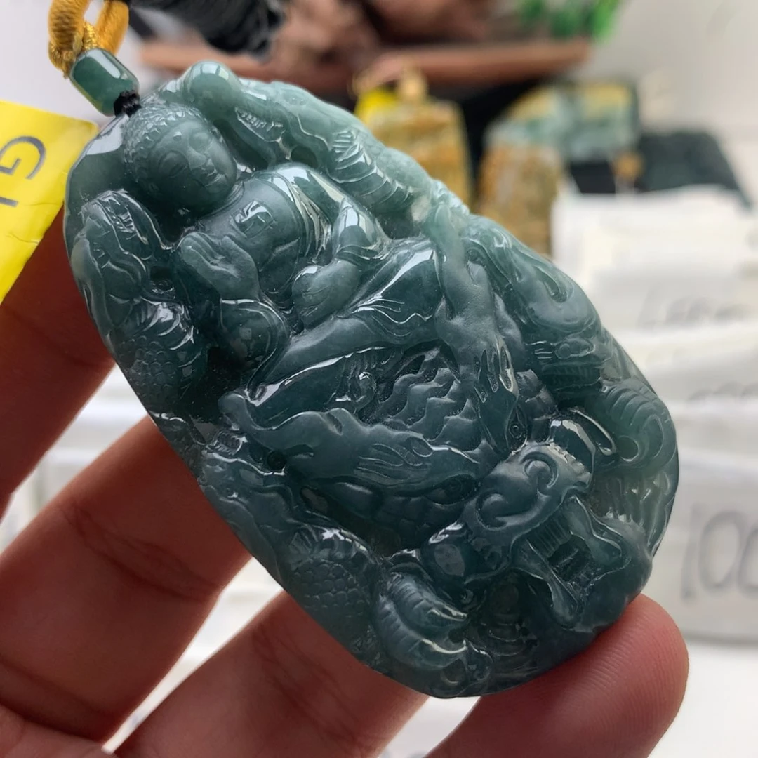颈饰未镶嵌翡翠阿弥陀佛