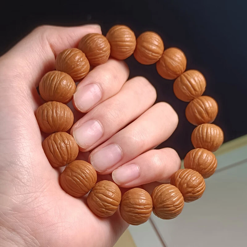 猴头土豪串京八棱小核桃手串凤羽猴头南瓜桩男女单圈文玩