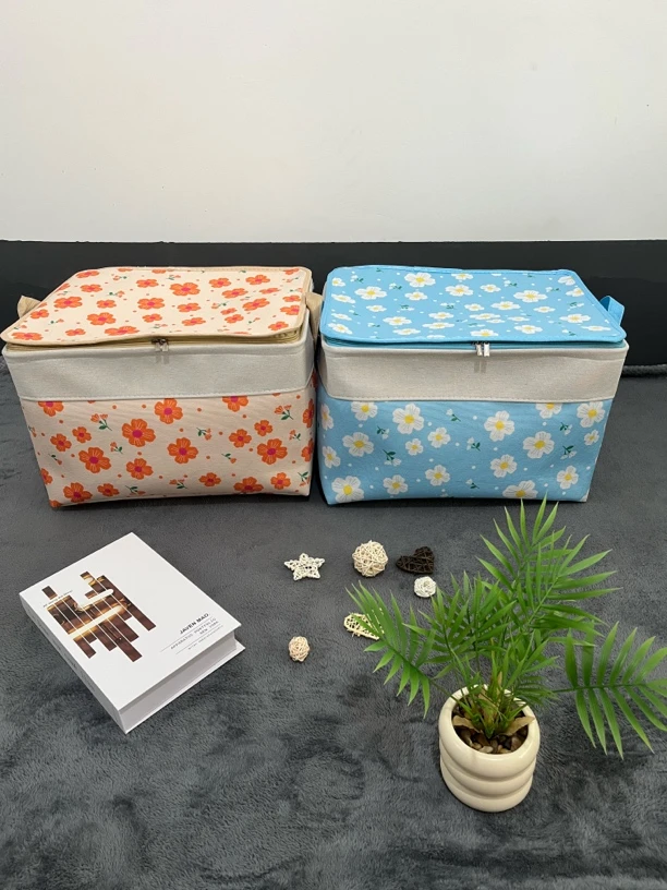 60升双拉链加厚加钢圈可折叠收纳神器防潮防尘防霉