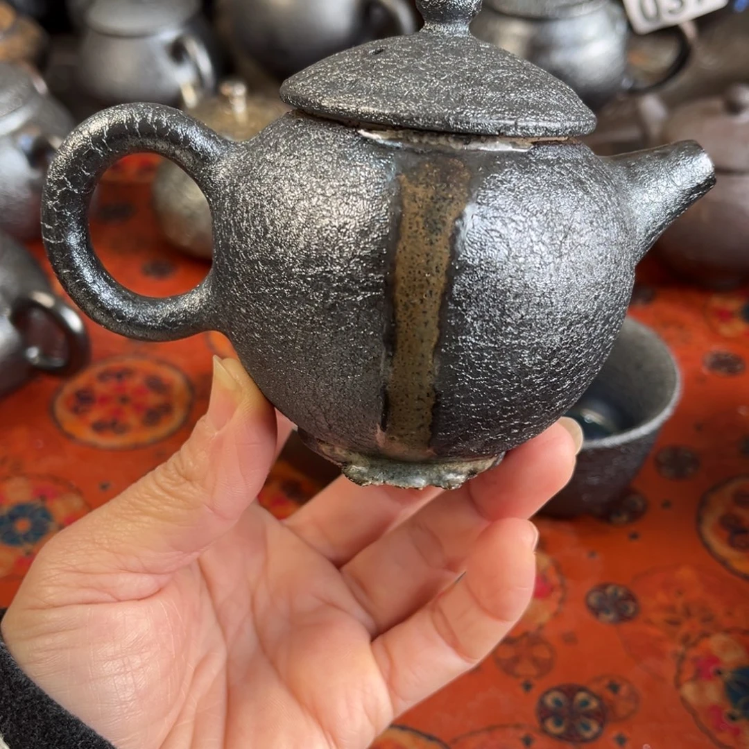 柴烧茶器主人杯杯柴烧