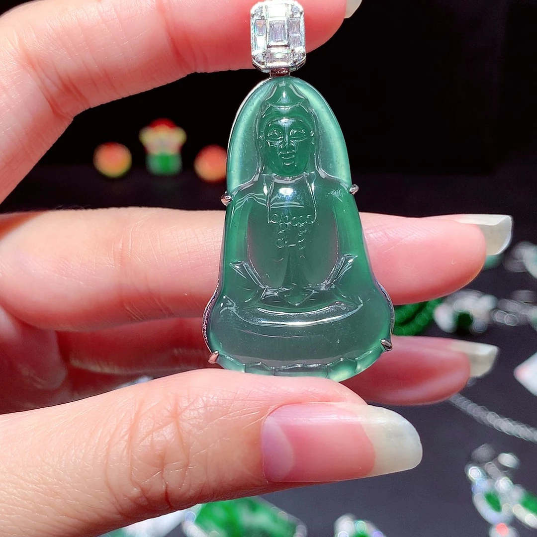 【闪购商品】翡翠吊坠(不含链)未镶嵌