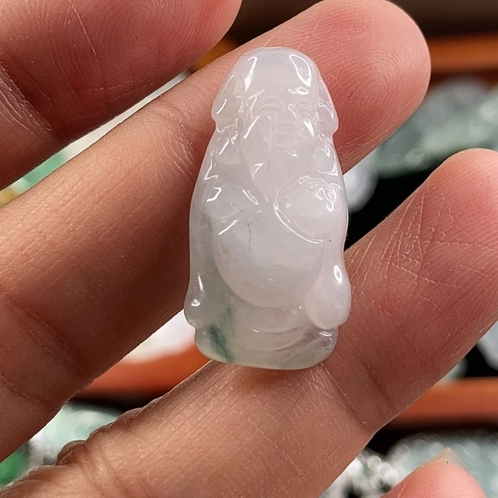 颈饰未镶嵌翡翠天然翡翠