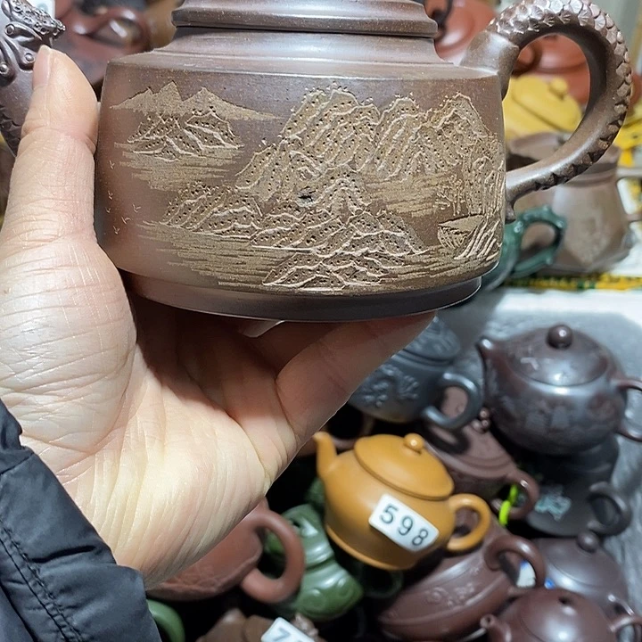 紫砂茶壶内裂不漏水