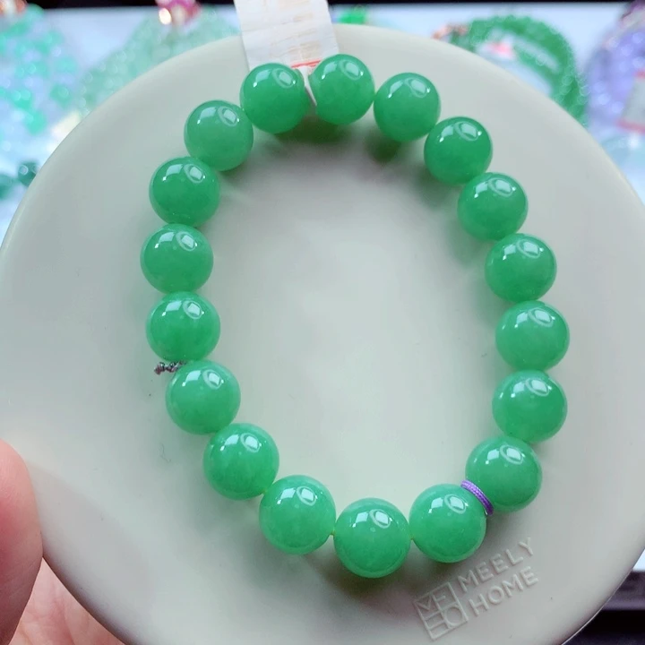 翡翠未镶嵌手链卡10.8