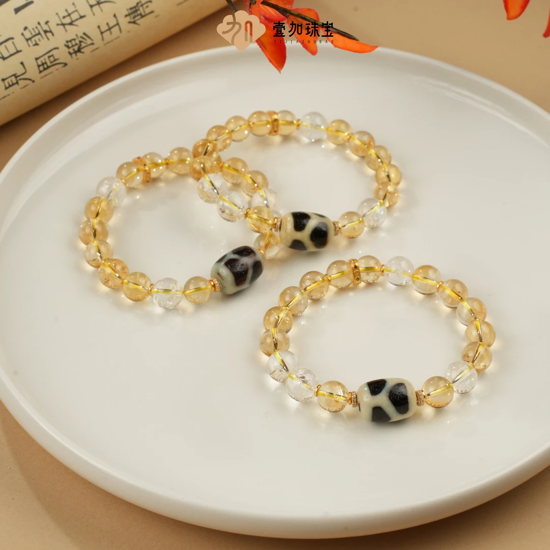 壹加师弟丨手工设计富甲手串多样性发货发一