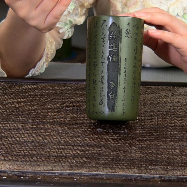 茶杯紫砂高货放漏