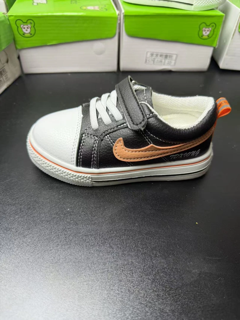 透气魔术贴车缝线春秋防水学步鞋中国风运动风女男