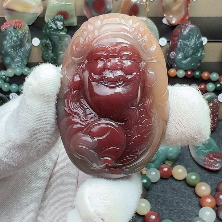 未镶嵌秦紫玉玛瑙/玉髓