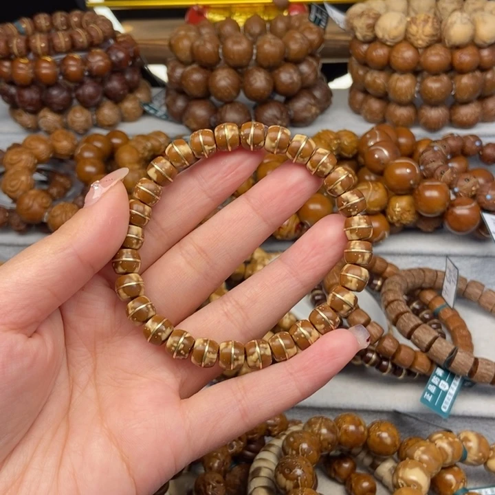 紫金鼠手串紫金鼠实心纯肉一线天8