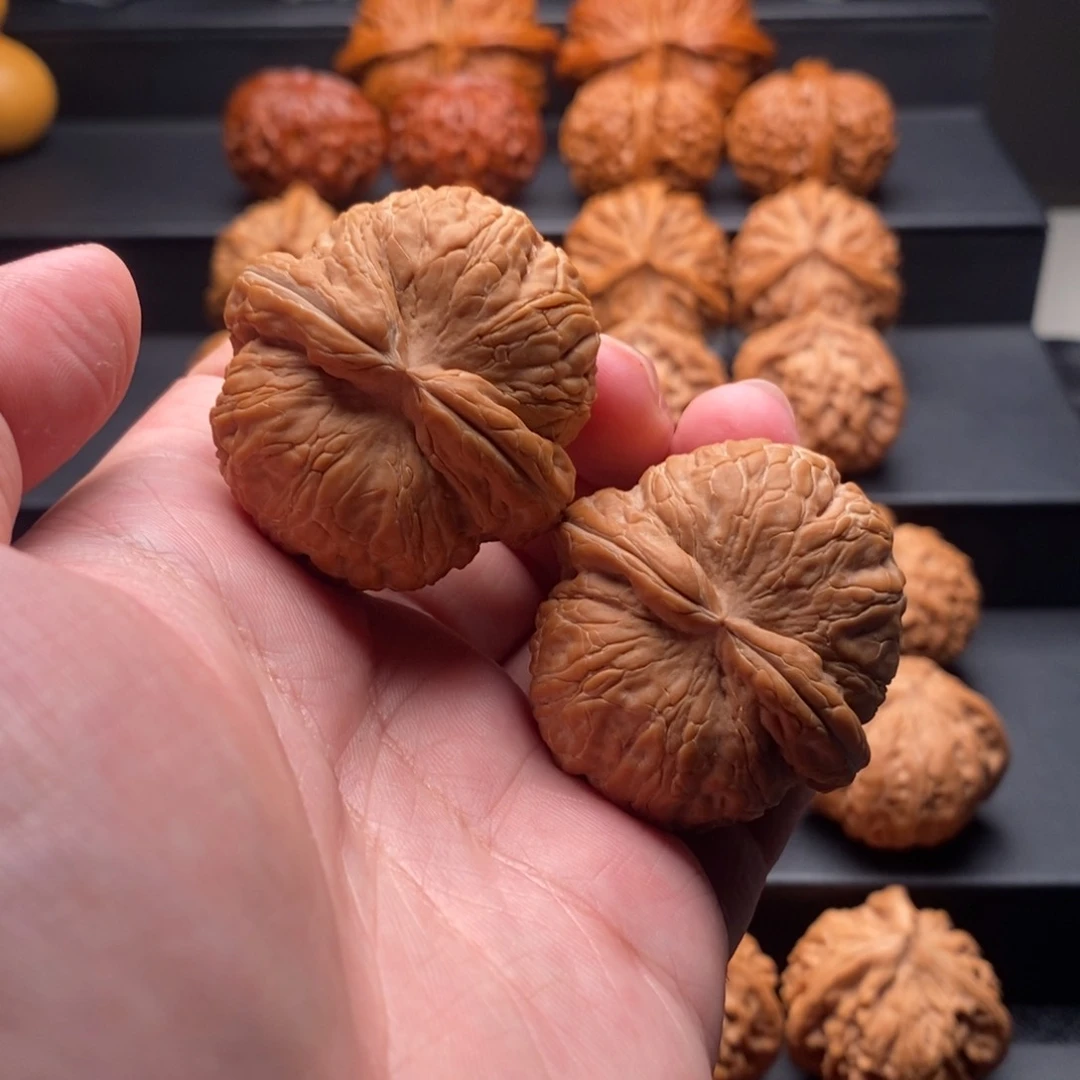 把件文玩核桃43尺全品平谷元宝