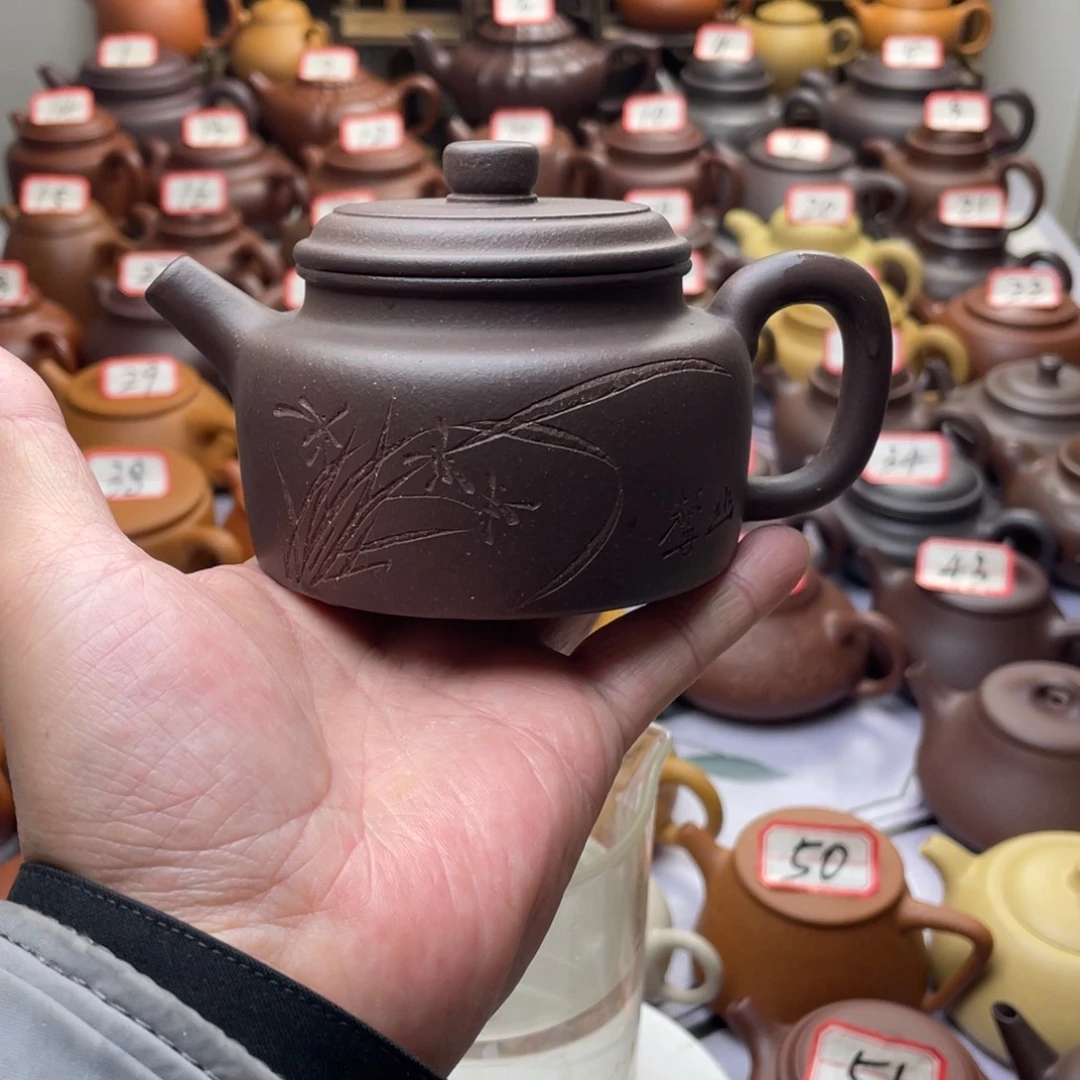 茶壶紫砂宜兴紫砂半手工