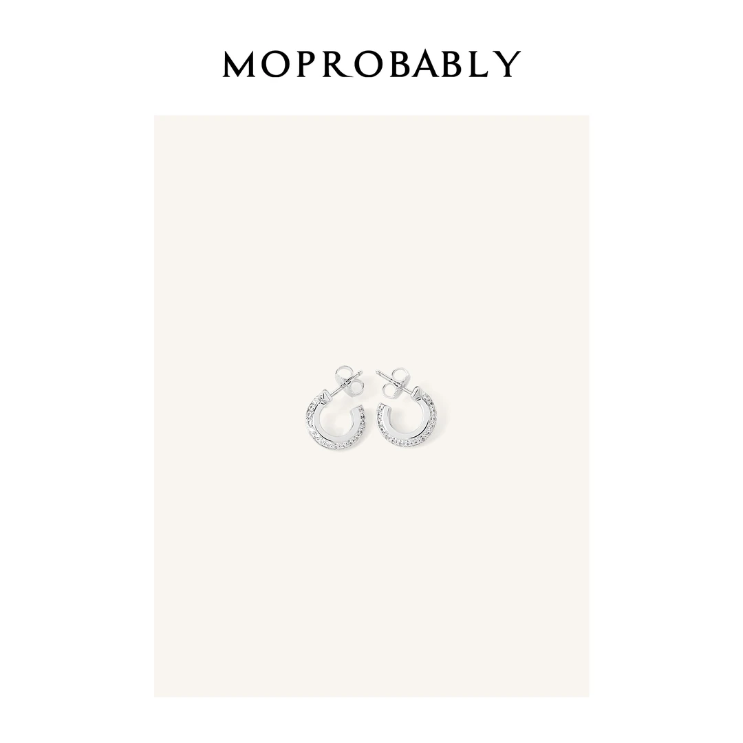 925银耳饰 李予诺 小众简约气质轻奢百搭耳钉L4030301