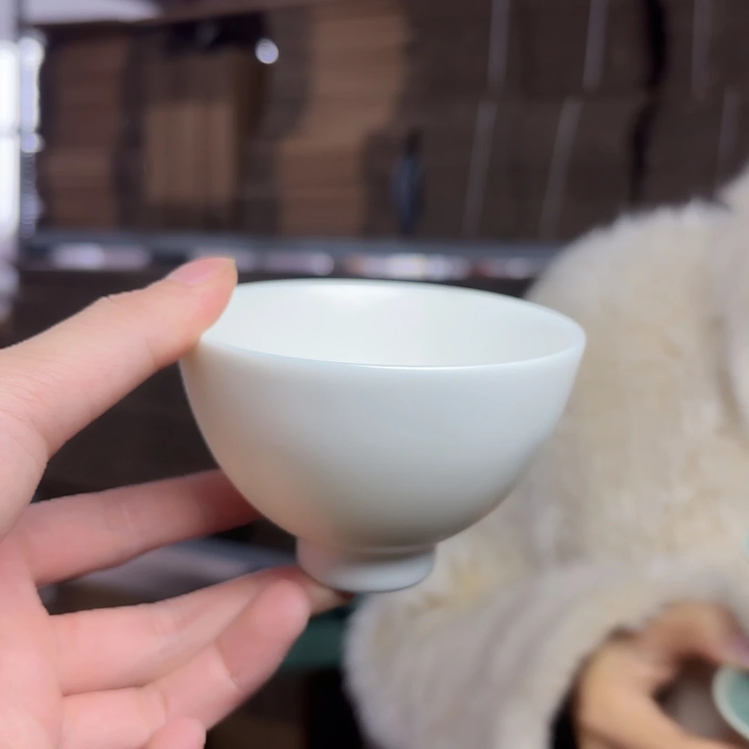 龙泉云间青瓷小米茶器