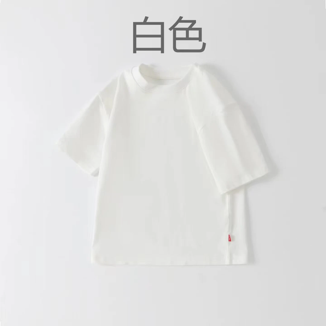 兰亭序服装手绘【童装纯棉T恤】丨5件包邮丨男女均可百搭清新丨diy