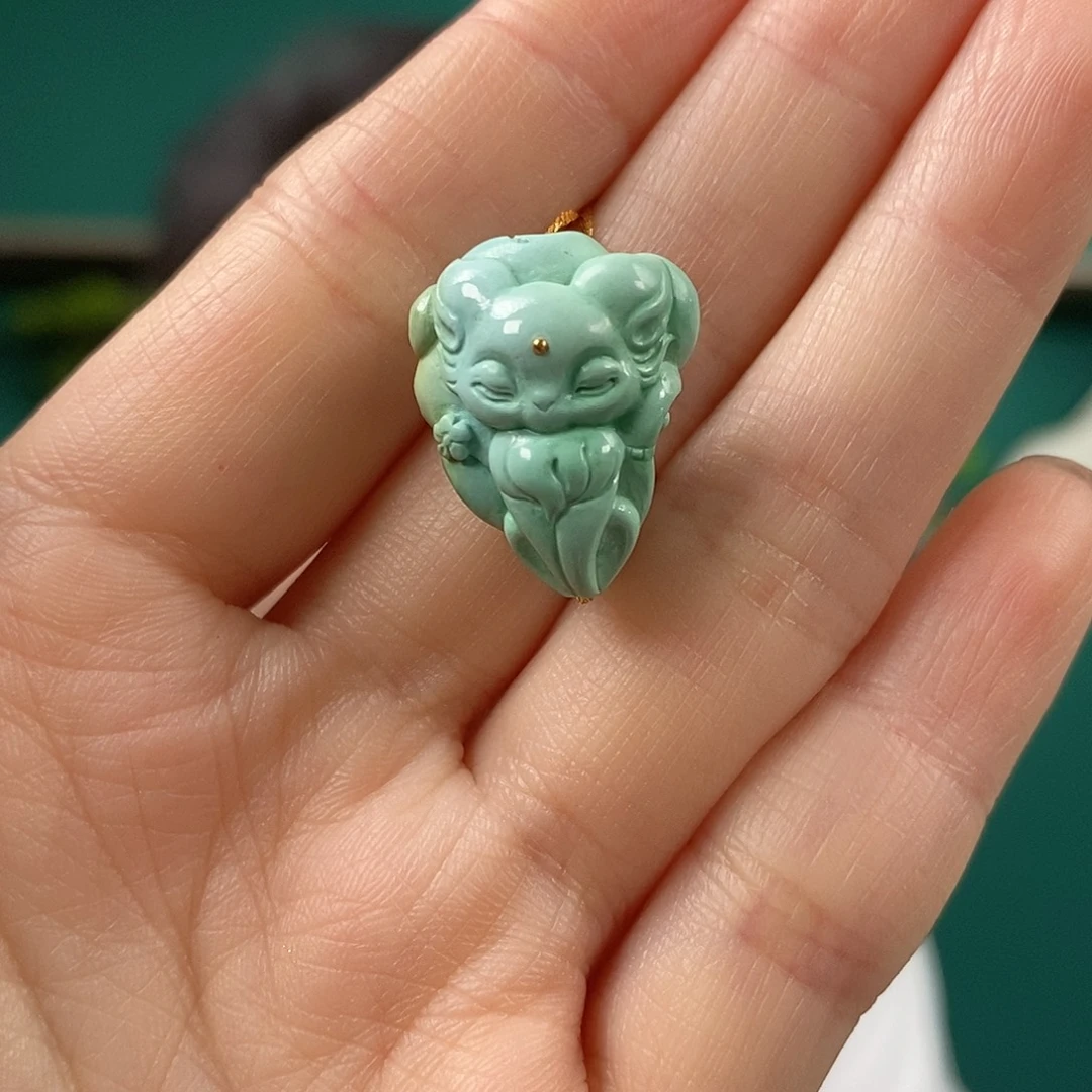 未镶嵌绿松石珠宝奇石