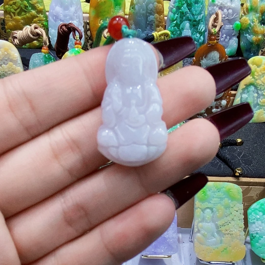 翡翠未镶嵌颈饰翡翠A货