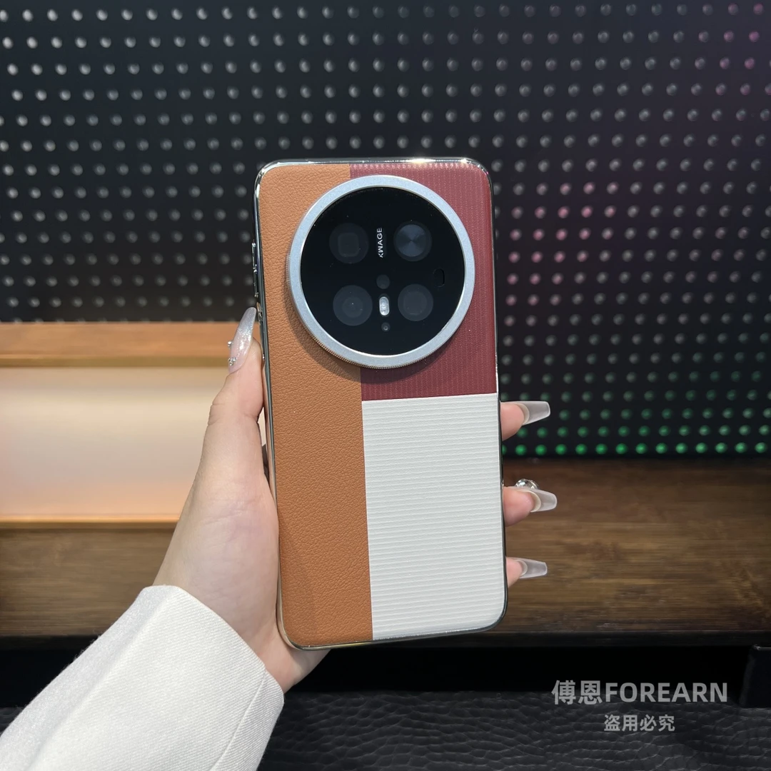 适用于华为mate70手机壳mate70rs非凡大师mate70pro撞色款保护套