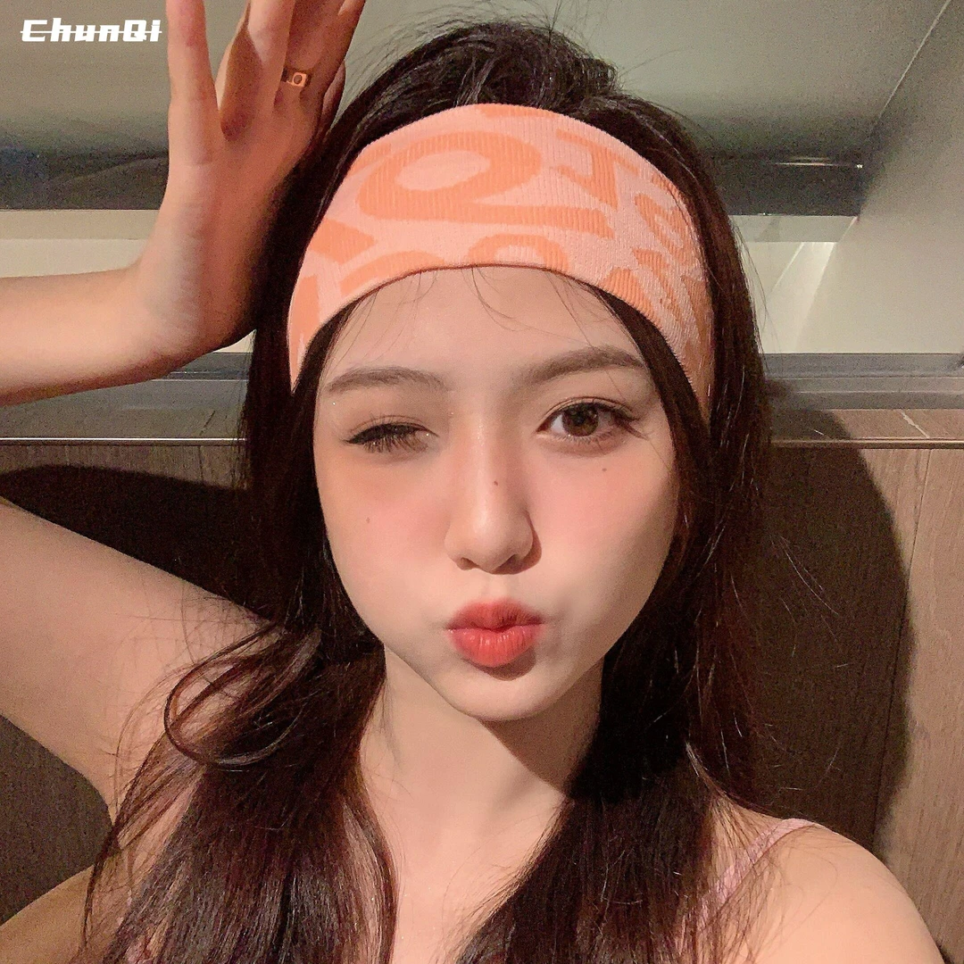 维多利亚跑步健身瑜伽发带女时尚运动吸汗止汗头带头巾头套潮发箍