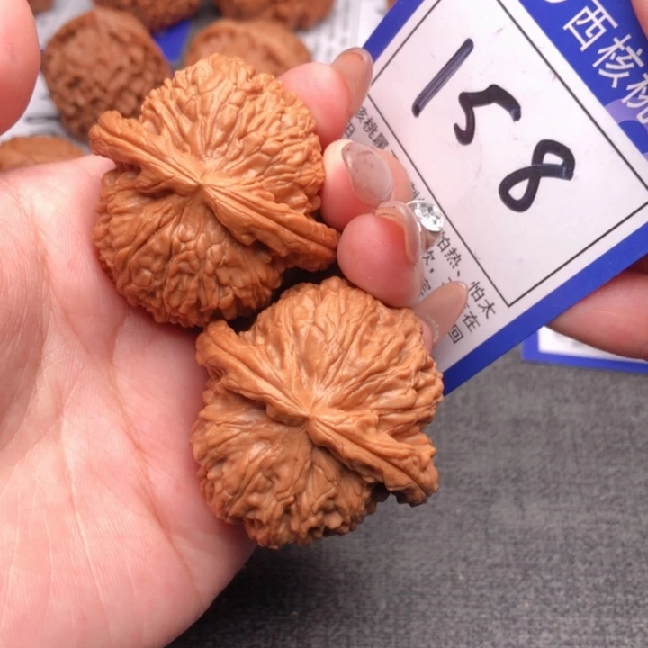 桃核吊坠42尺寸闷白 158号