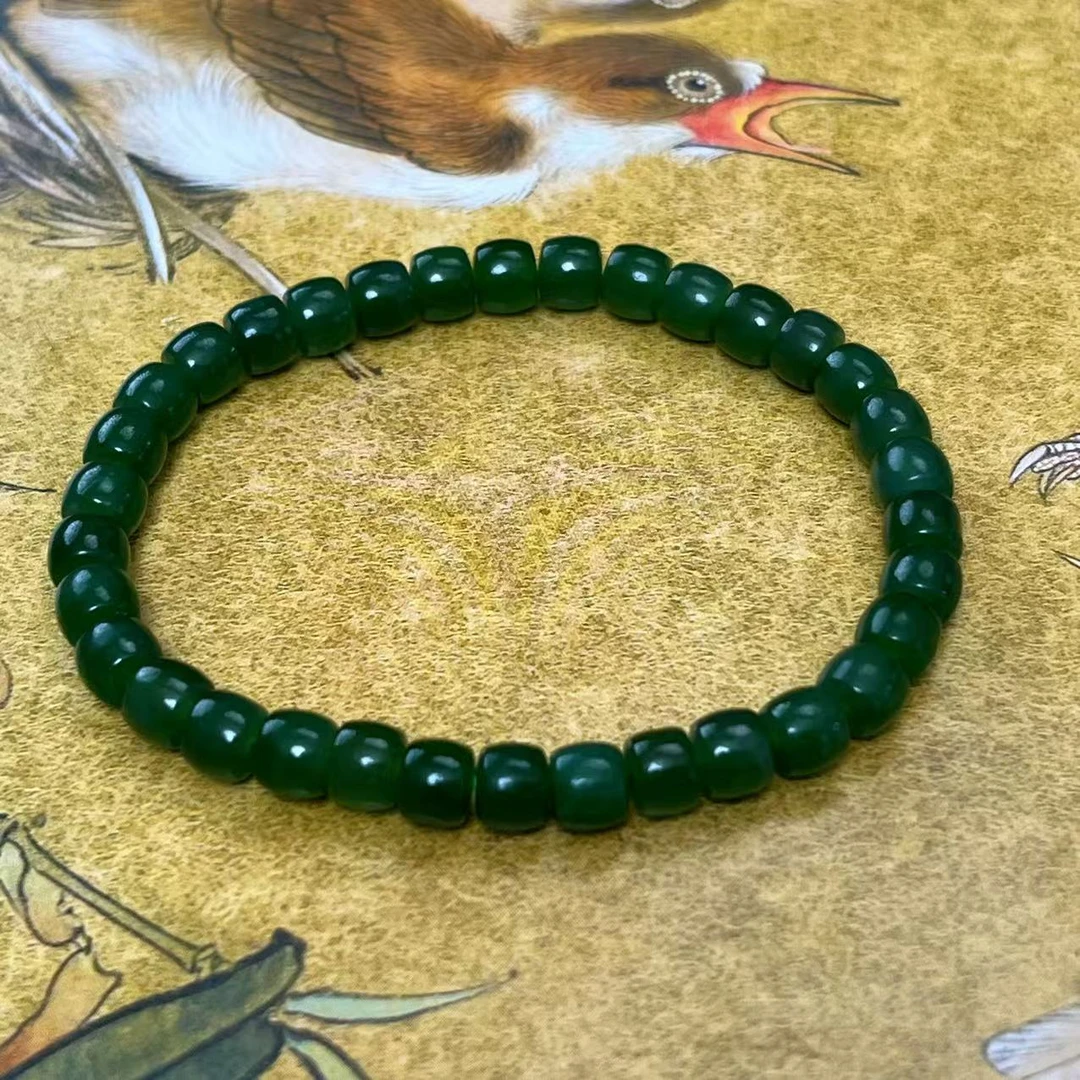 z006724和田玉碧玉直切