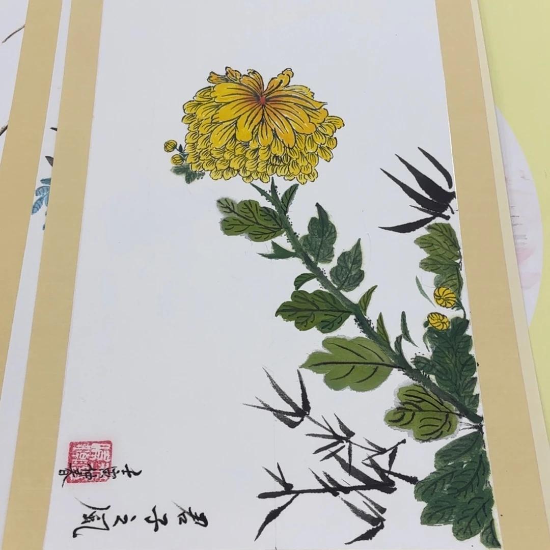 国画30-50卡纸作品艺