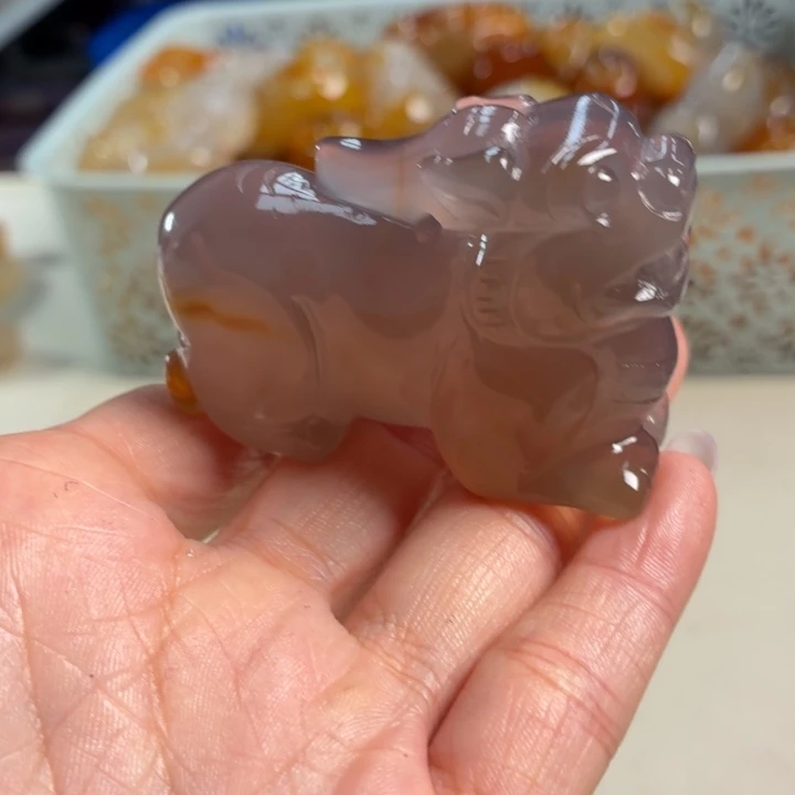 玛瑙/玉髓未镶嵌吊坠(不含链)