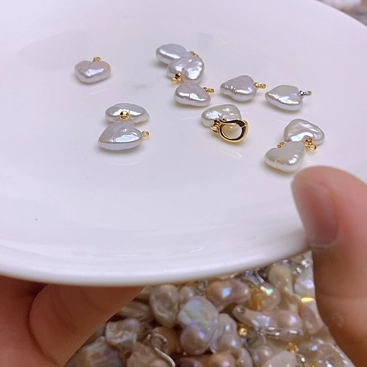 淡水珍珠银S925镶嵌颈饰458