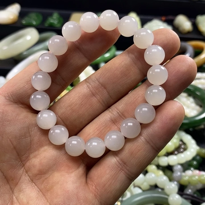 和田玉未镶嵌手链