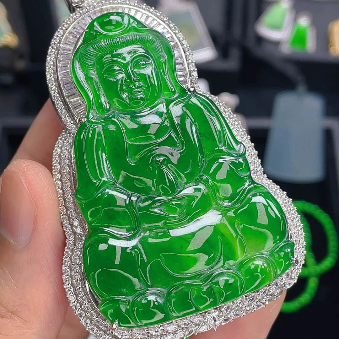 翡翠吊坠(不含链)未镶嵌
