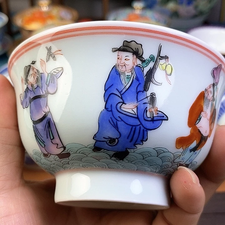 景德镇陶瓷藏式茶碗