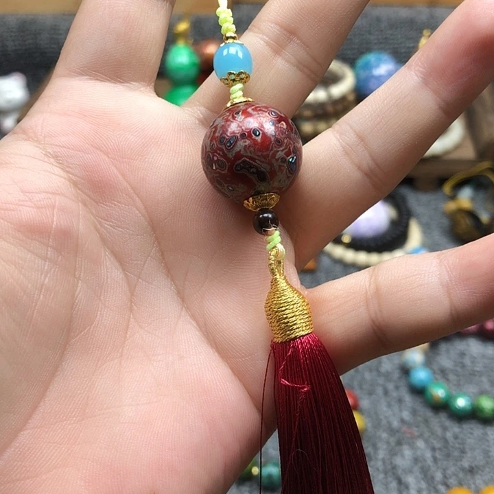 大漆手机挂件吊坠