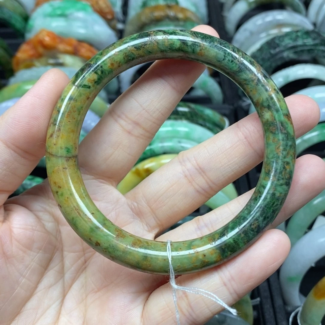 翡翠颈饰未镶嵌58.8圈口51号
