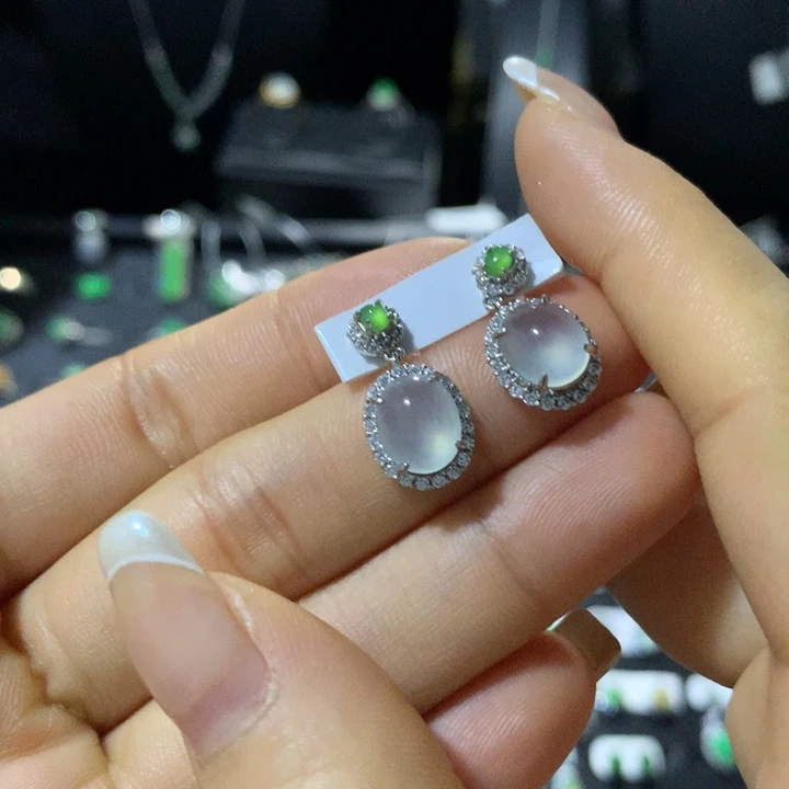 翡翠银S925镶嵌戒指