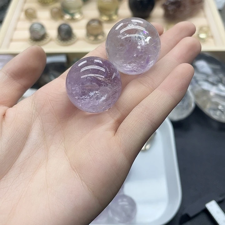 发晶珠宝半成品未镶嵌160水晶