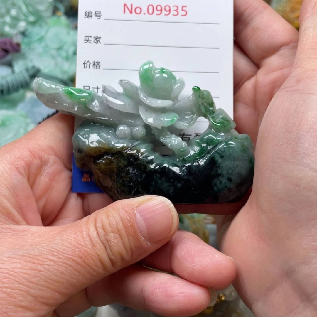 翡翠挂件未镶嵌翡翠玉缘吊坠挂件