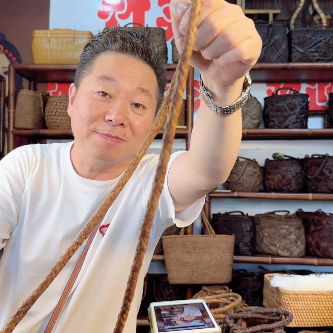 木虎*伢强哥竹艺藤肩带差价