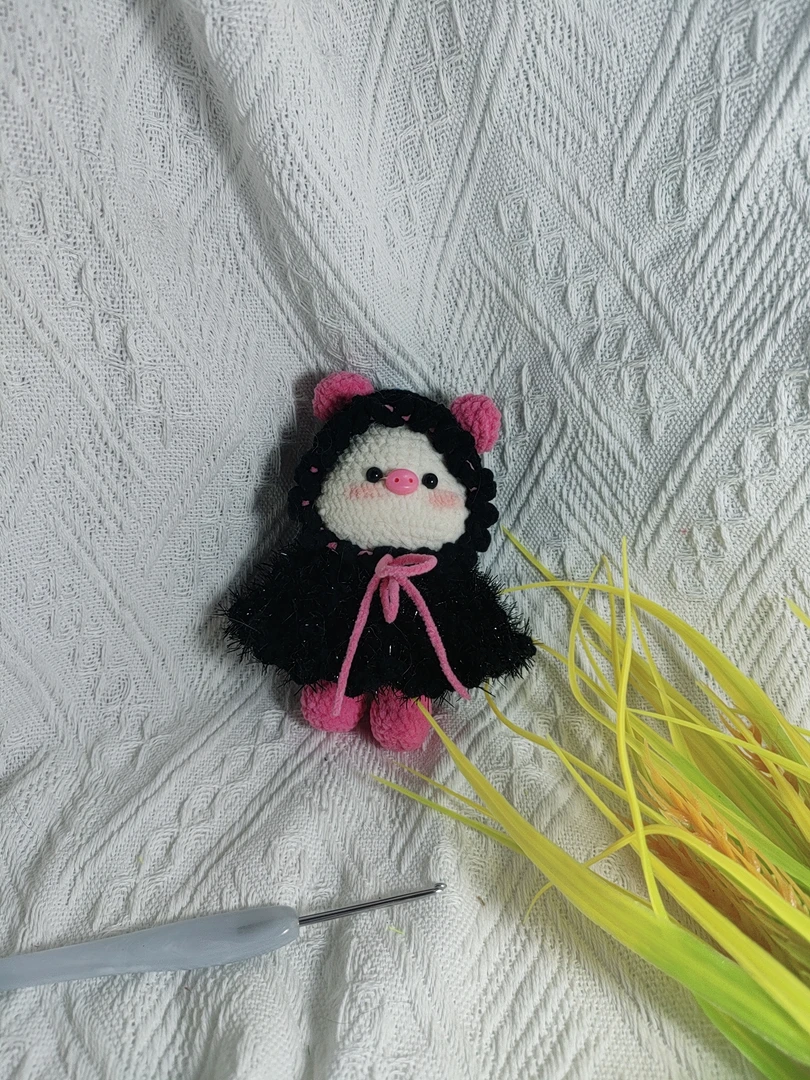 成品可爱娃娃玩偶摆件挂件手工钩针毛线编织diy创意玩偶工艺品