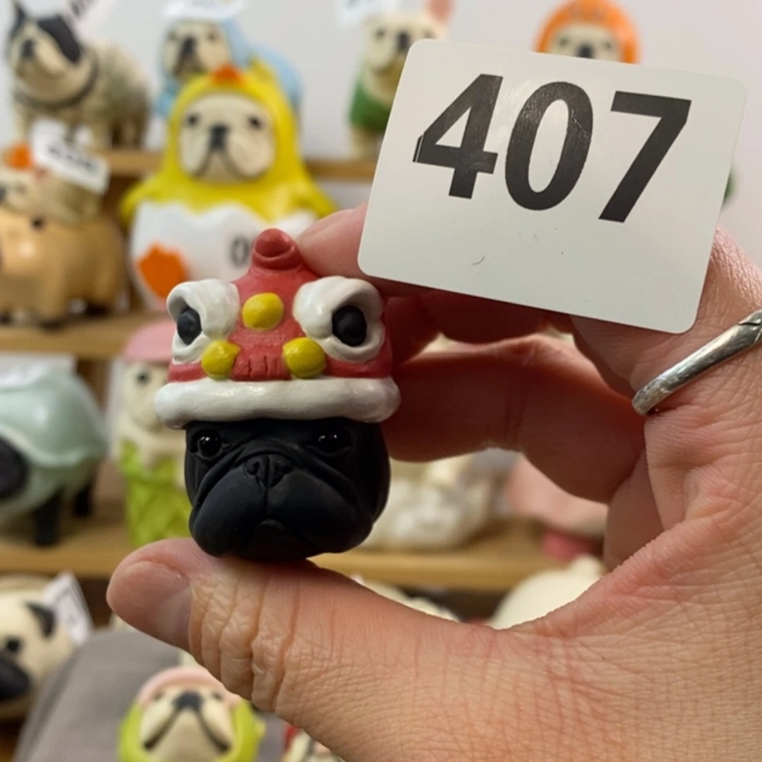 【闪购商品】407黑牛醒狮车载陶瓷周边