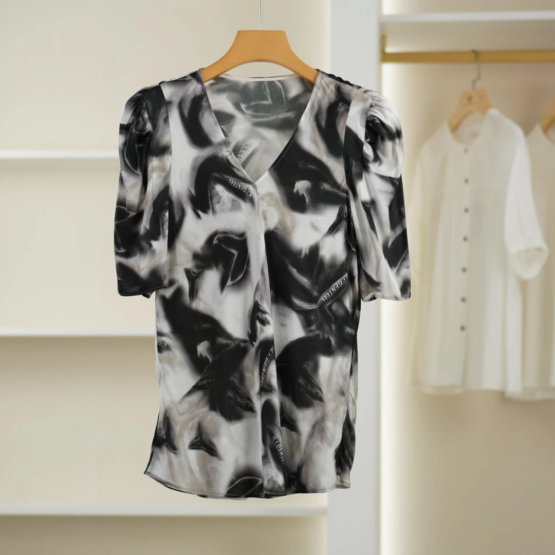 麦迪尚品【H】K263 夏季时尚短袖舒适上衣品牌折扣撤柜