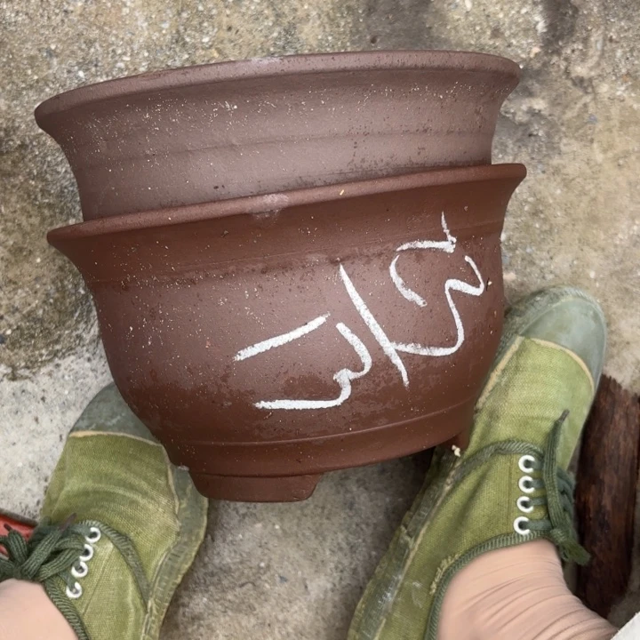 紫砂花盆紫砂的花