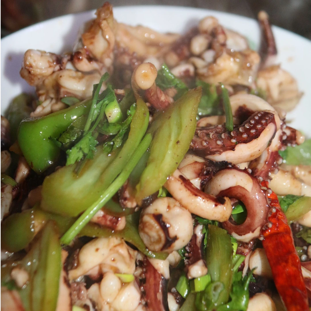 大连发货速冻鱿鱼头鱿鱼须脖脆嫩爽口海鲜食材京东顺丰包邮