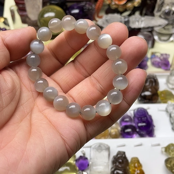 月光石手链未镶嵌温月光