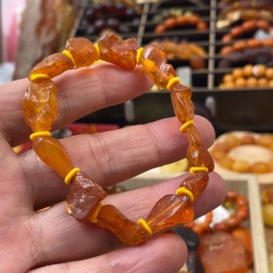 手链琥珀未镶嵌手串