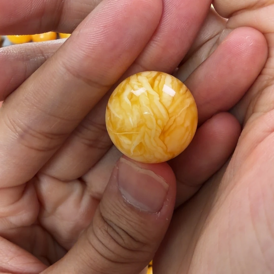 琥珀未镶嵌珠宝奇石22mm