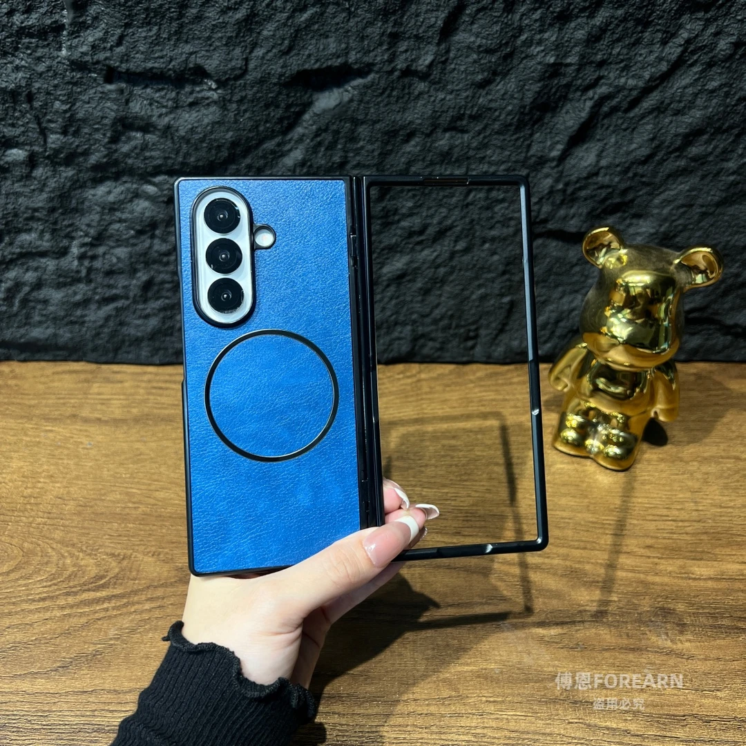 适用于三星Fold7手机壳zfold7新款折叠屏保护套磁吸中轴超薄外壳