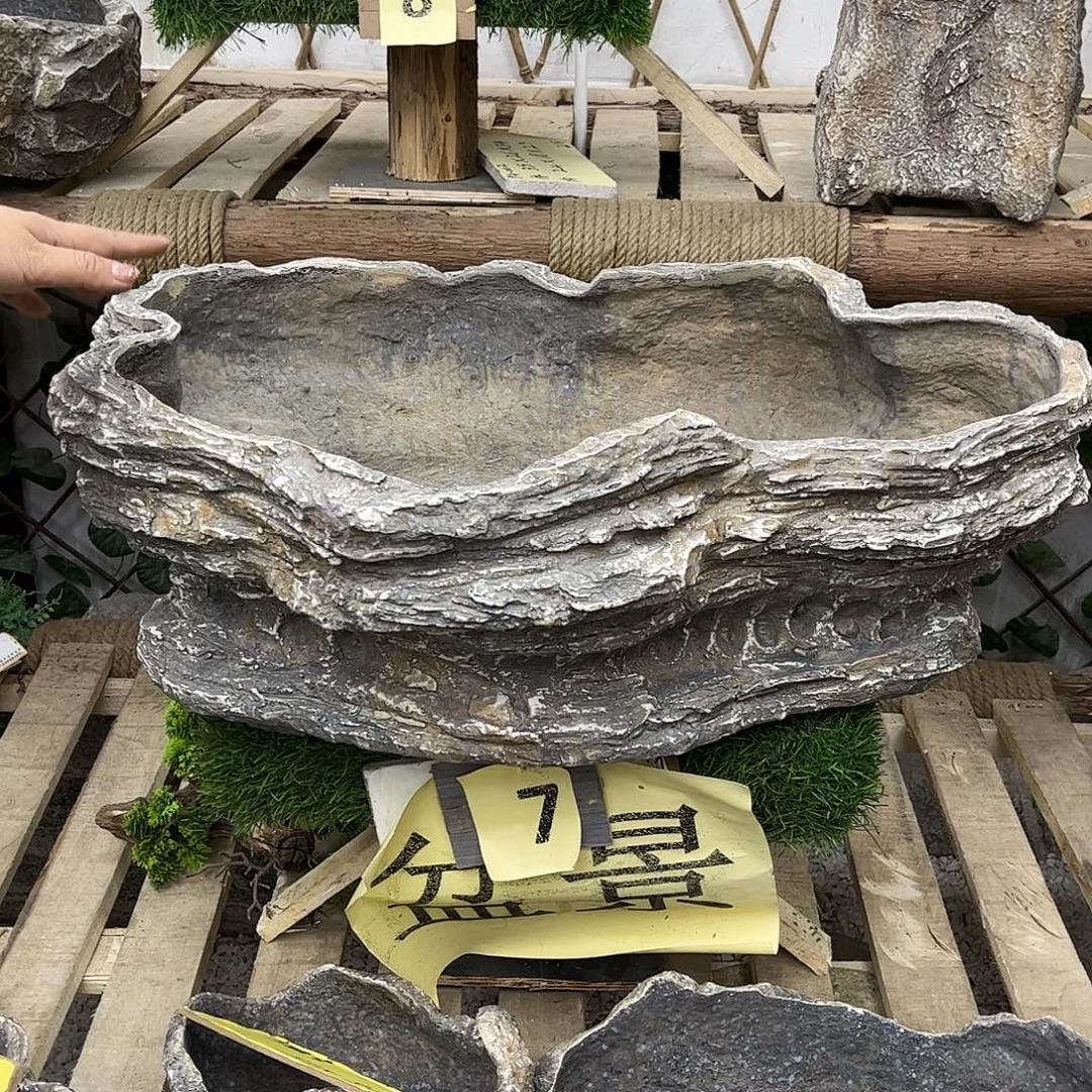 盆景盆异形花盆鱼缸p8-007