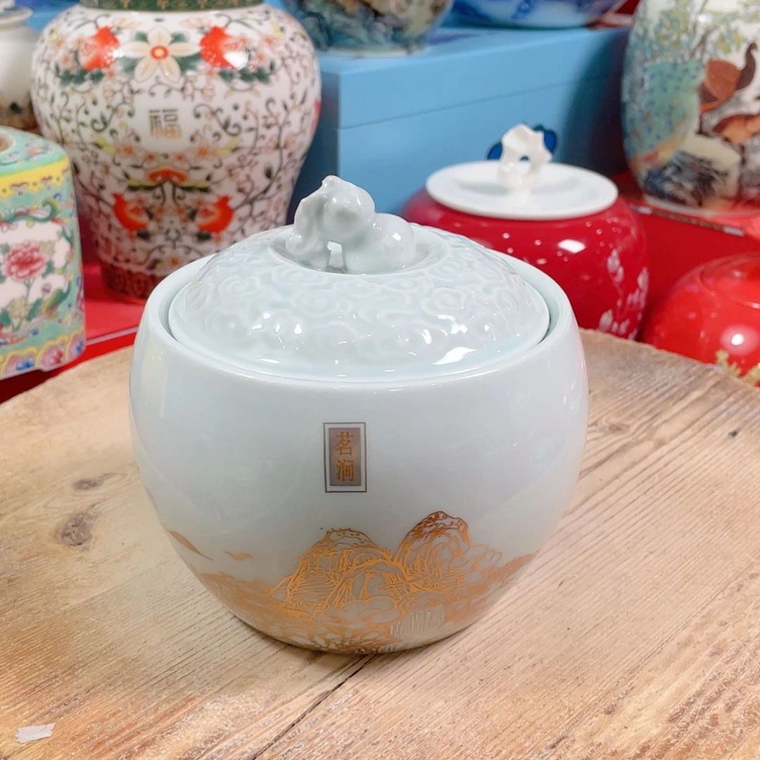 【闪购商品】罐陶瓷茶叶罐密封罐