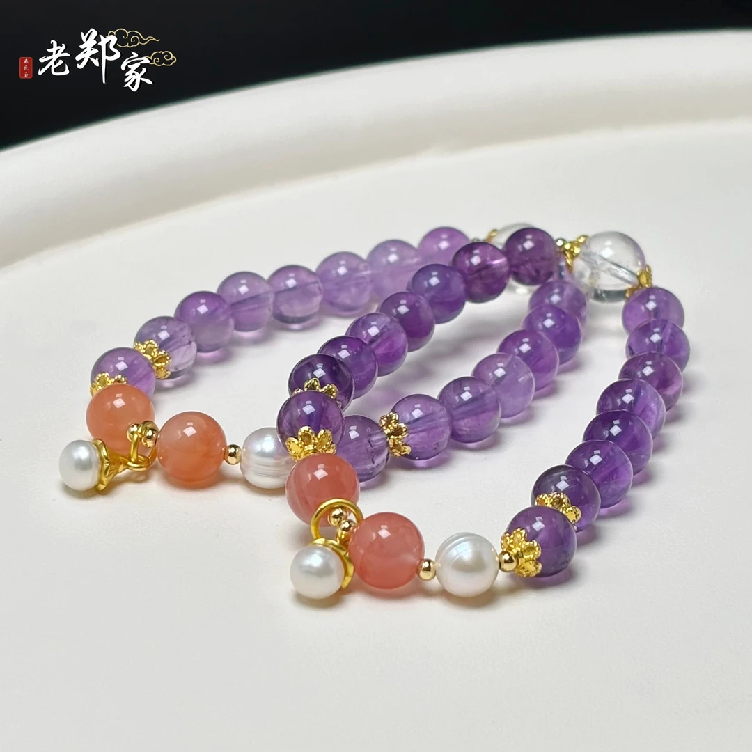 【老郑家】水晶DIY手串 1164 多样性发1件 约8mm
