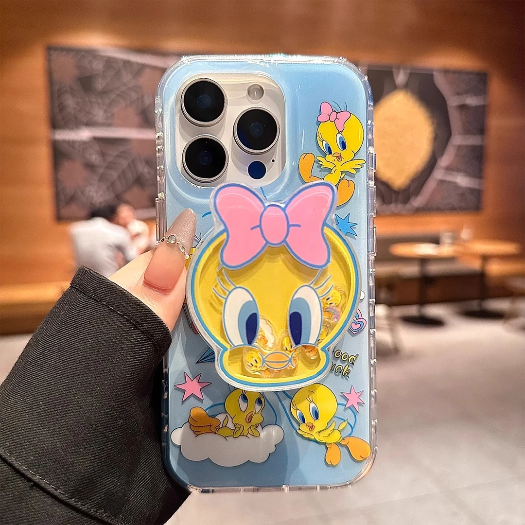 粉色蝴蝶结崔迪适用苹果16promax手机壳新款iphone15保护17promax